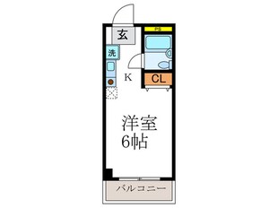 コーポグランブルーの物件間取画像